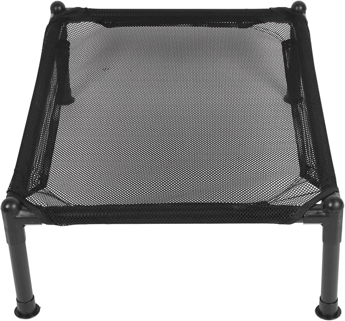 ANGGREK Elevated Dog Bed, Comfortable Metal Frame Multipurpose All Seasons Universal Strong Load Bearing Outdoor Elevated Dog Bed for Outdoor (Small)