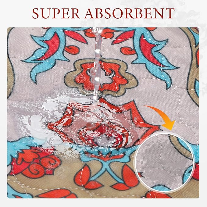 Homimp Washable Pee Pads for Dogs, 2 Pack Reusable Puppy Pads Waterproof, Absorbent and Leakproof Dog Pee Pads, Non Slip Puppy Training Pads, Pet Mat for Floor, Crate, Couch, Whelping,Brown, 24"x36"