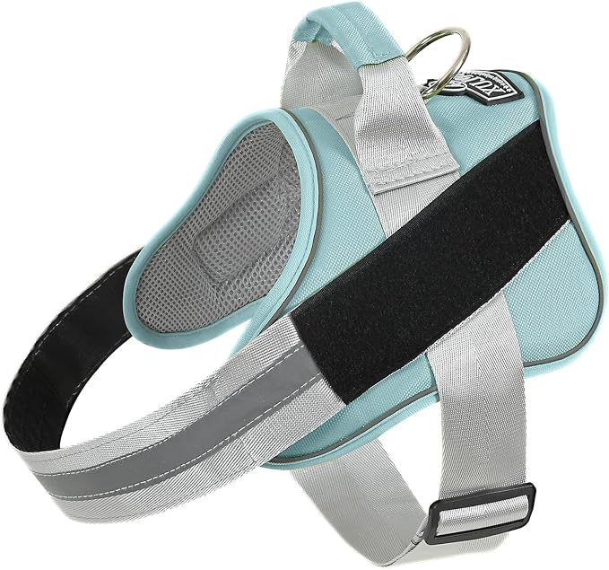 Dog Harness, No-Pull Reflective Dog Vest, Breathable Adjustable Pet Harness with Handle for Outdoor Walking - No More Pulling, Tugging or Choking