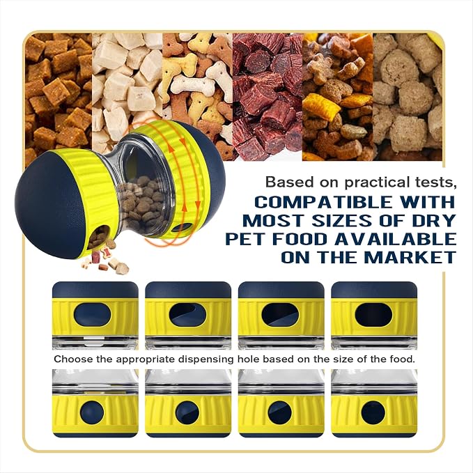 TLKNG Extra-Large Size Dog Enrichment Toy for Medium/Large Aggressive Chewer Breed Dogs Treat Dispenser Ball & Food Dispensing Toys & Puzzles Slow Feeder & Mental Stimulation,Ultimate Boredom Buster