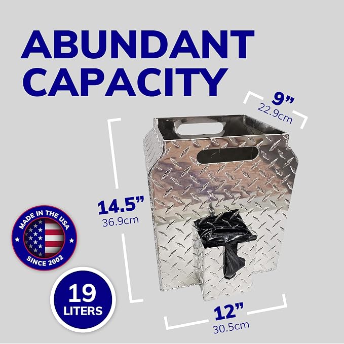 ActiveDogs Dog Waste Container, Heavy Duty 5 Gallon Disposal Pail | Dog Poop Trash Can Outside With A Durable 5 Gallon Dog Waste Container For Clean, Convenient Pet Waste Disposal