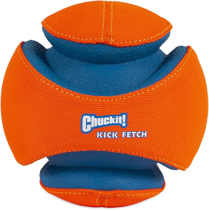 Chuckit! Kick Fetch Ball Dog Toy, Small (6 Inch) (Pack of 4)