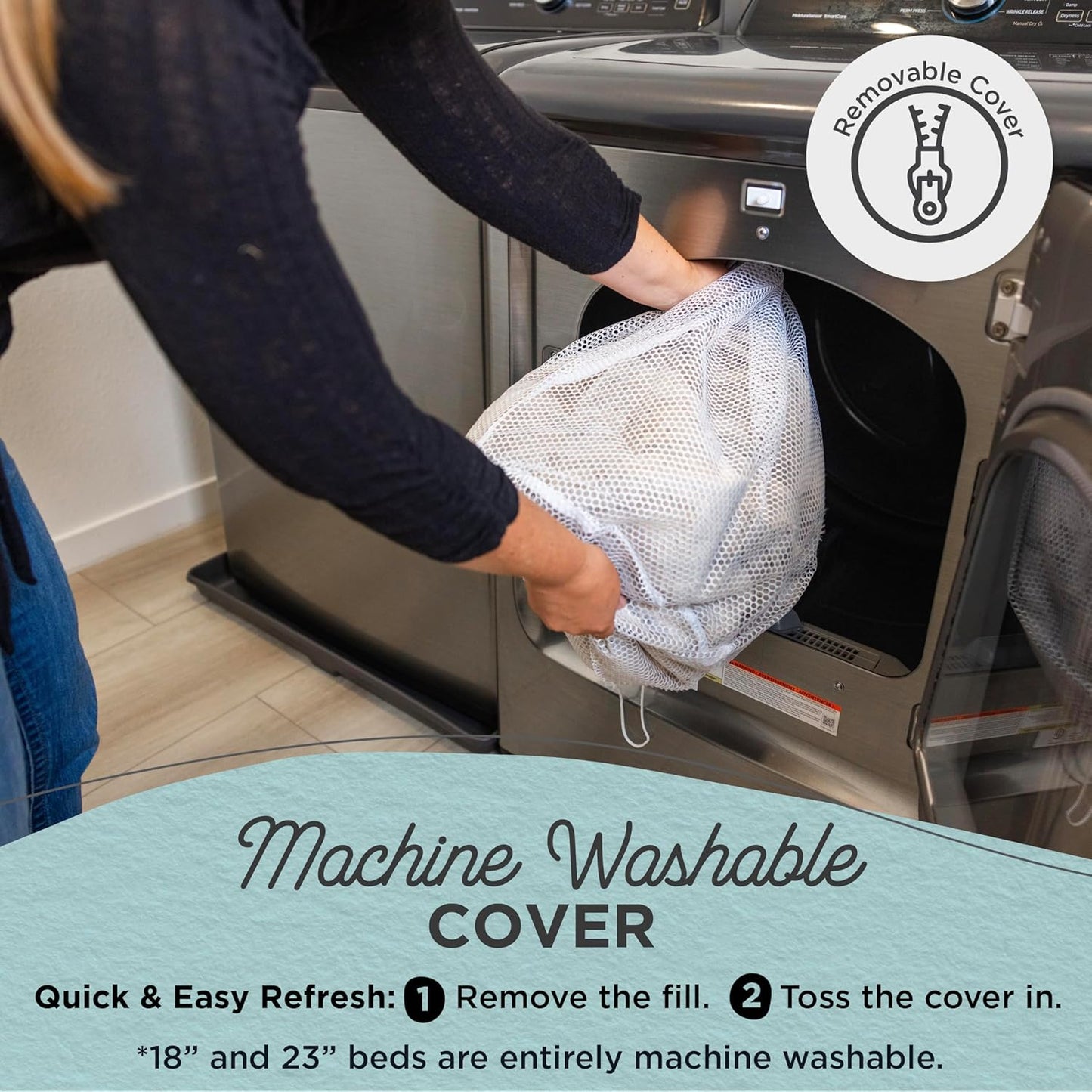 Best Friends by Sheri Original Calming Donut Dog and Cat Bed, Lux Faux Fur, Mink Dark Gray, (30in x 30in) - Anxiety Relief for Pets Up to 45 lbs