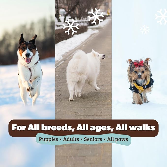 Natural Dog Company PawTection Dog Paw Balm, 4 Pack, Protects Paws from Hot Surfaces, Sand, Salt, & Snow, Organic, All Natural Ingredients (0.15 oz Travel Stick) X 4