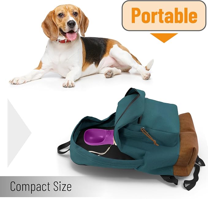Mr. Pen- Portable Dog Water Bottle, 19 oz, Large | Leak Proof Puppy Water Dispenser with Drinking Feeder for Pets, Outdoor Walking, Hiking, Travel, Not Dishwasher Safe