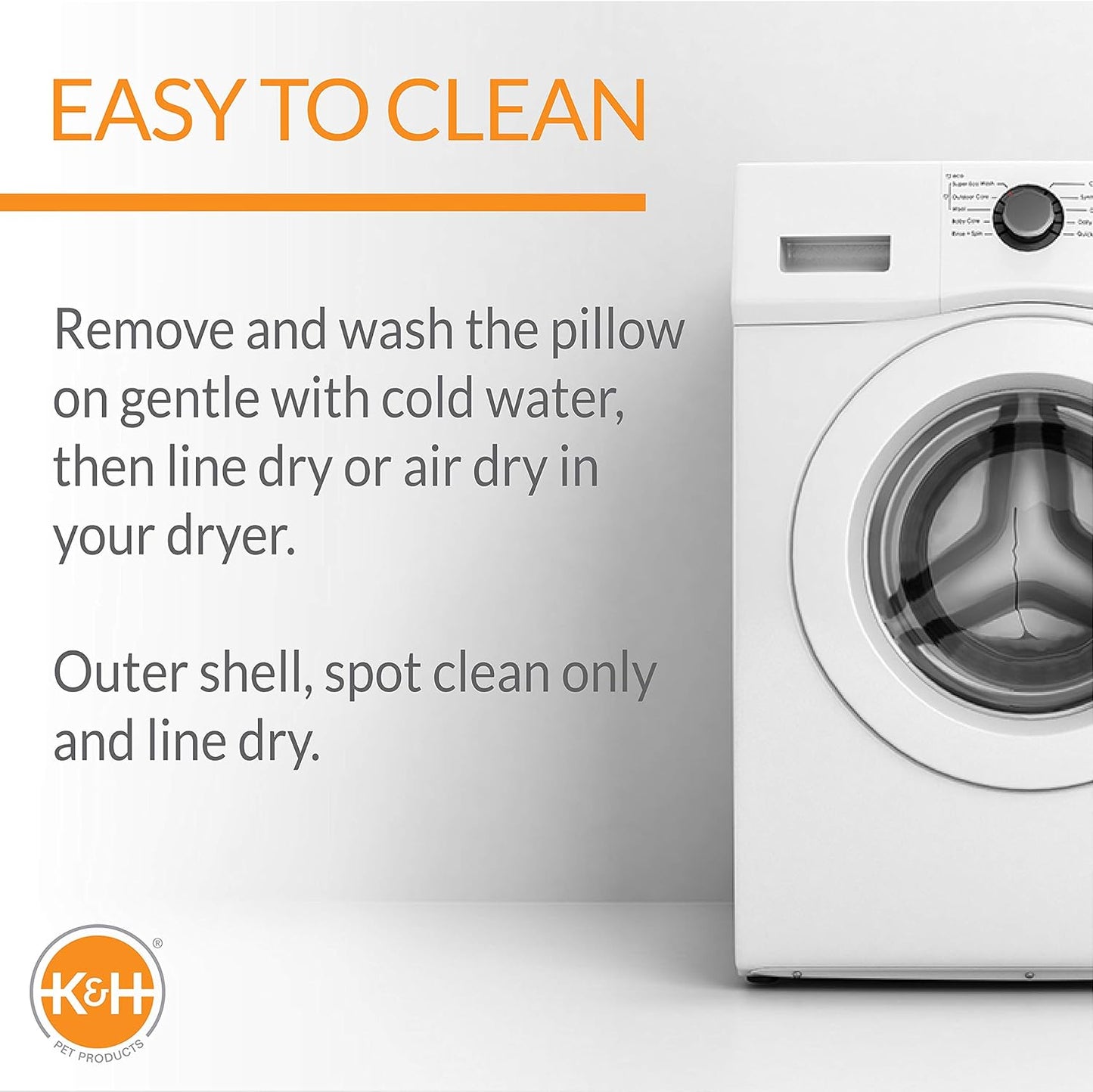 K&H Pet Products Heated Cat Bed for Large Cats, Thermo-Kitty Mod Dream Pod Heated Cat Cave Tent House Bed for Indoor, Warming, Washable Cushion, Waterproof Heater, Safety Listed - 22in Round Green