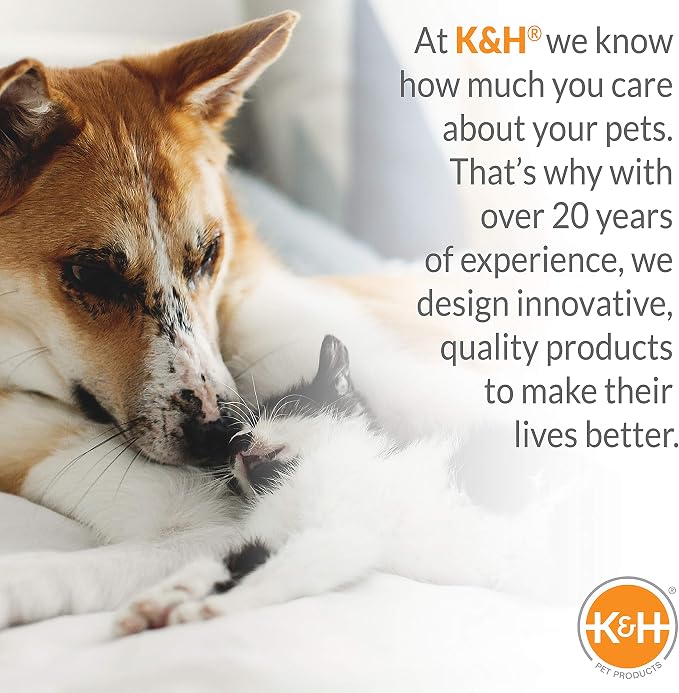 K&H Outdoor Elevated Dog Bed, Cooling Raised Dog Bed, Charcoal, Medium | Pet Cot for Medium & Large Pets, Breathable Mesh Center Hammock Design, Indoor/Outdoor Washable Cover, 32x25in