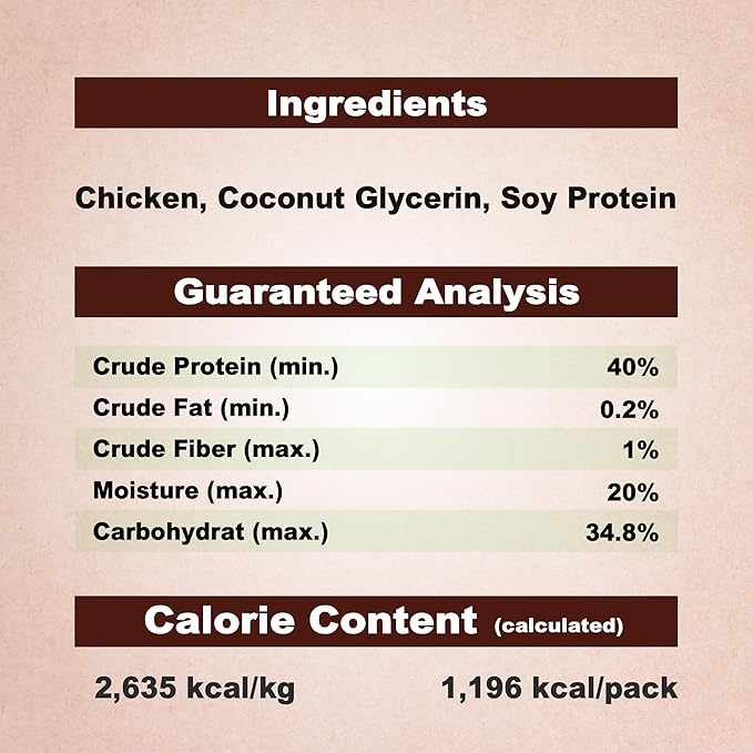 A Freschi srl Soft Chicken Dog Treats, All Natural, High-Protein, Healthy & Easily Digestible, Grain-Free Puppy Chews, Human Grade Training & Rewards Dog Snacks, Chicken Knots, 16 oz Pack