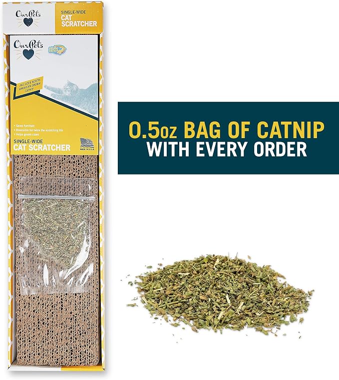 OurPet's Straight and Narrow Single Wide Reversible Cat Scratcher (Pack of 6)