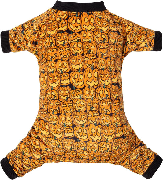 CuteBone Dog Halloween Pajamas Puppy Onesies Small Dogs Soft Pjs Coat Cat Apparel Comfy Pet Christmas Clothes Outfit Doggie Bodysuit P301L