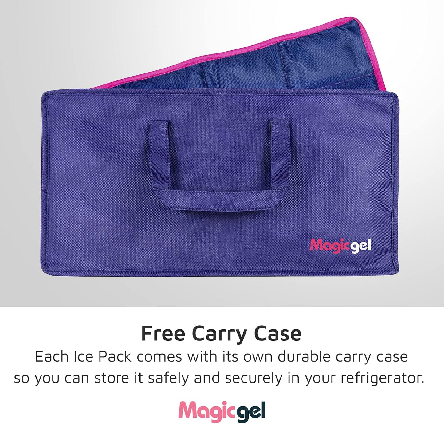 Magic Gel Horse Ice Pack with Carry Case - Single Ice Boots | Cooling Horse Leg Wraps for Hock, Ankle, Knee, Legs, Boots, and Hooves | Horse Tack & Horse Supplies & Ideal Gift for Horse Lovers Women