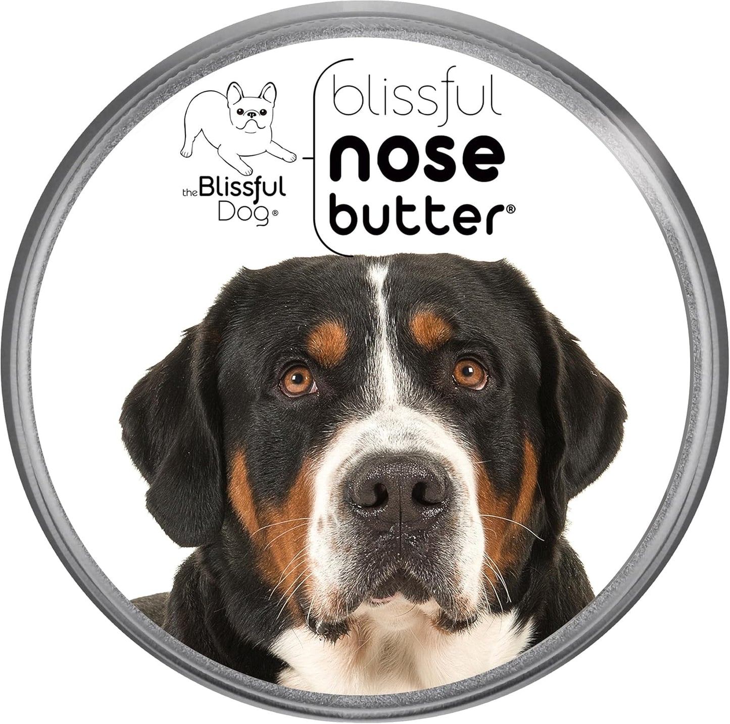 The Blissful Dog Greater Swiss Mountain Dog Unscented Nose Butter - Dog Nose Butter, 8 Ounce
