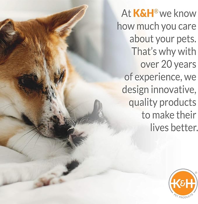 K&H Outdoor Elevated Dog Bed, Bolster Pet Cot, Medium 32x25in, Chocolate | Pet Cot for Medium & Large Pets, Washable Mesh Center Hammock with removable Washable Bolsters, Indoor / Outdoor Dog Bed