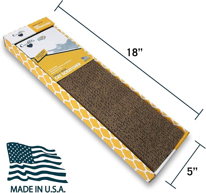 OurPet's Straight and Narrow Single Wide Reversible Cat Scratcher (Pack of 6)