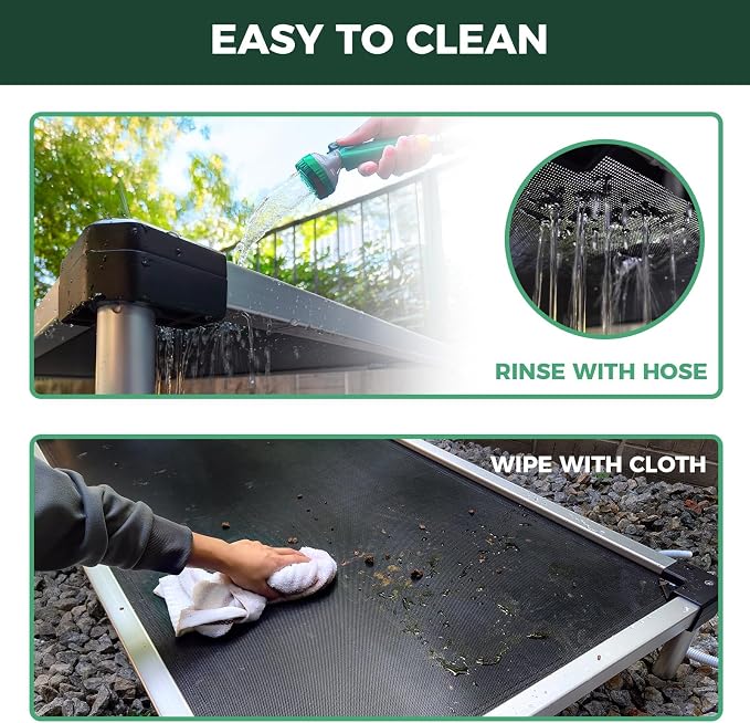 FXW TitanNest Cooling Chew-Proof Elevated Dog Bed with Cover for Medium Dogs | Easy to Clean, Pre-assembly Elevated Cot, Indoor/Outdoor/Camping, 41 x 27 x 5.0in