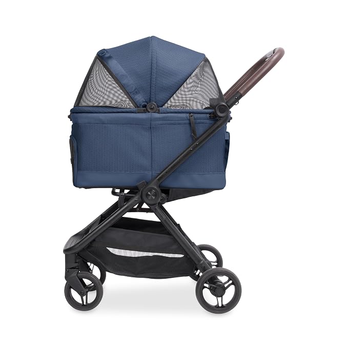WonderFold Bella Pet Stroller for Small/Medium Pets - Autofold Technology: One-Hand Quick Fold - HARBOR