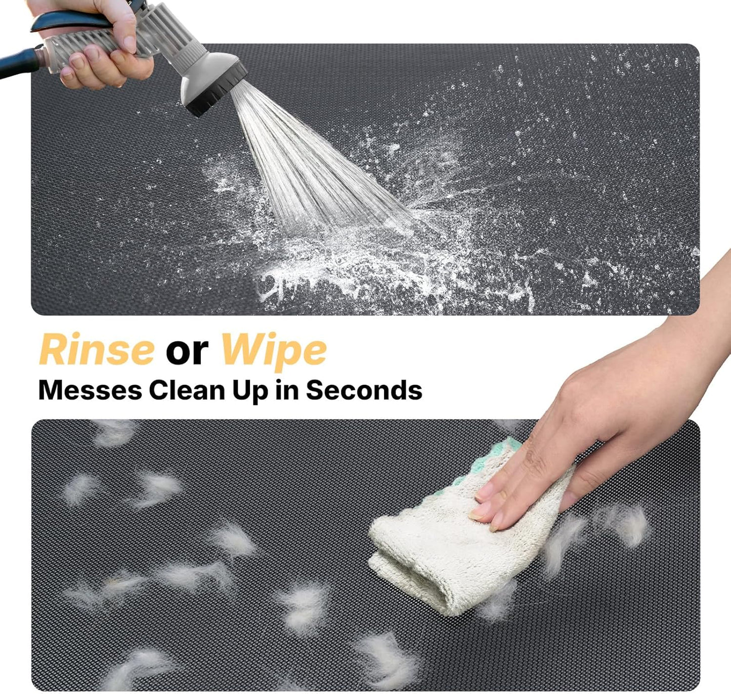 Veehoo Outdoor Elevated Dog Cot Bed, Cooling Raised Pet Bed for Medium Dogs, Washable Breathable Mesh Hammock Bed with No-Slip Feet, Indestructible Ground Off Training Platform Cot-32"x25"Beige Coffee