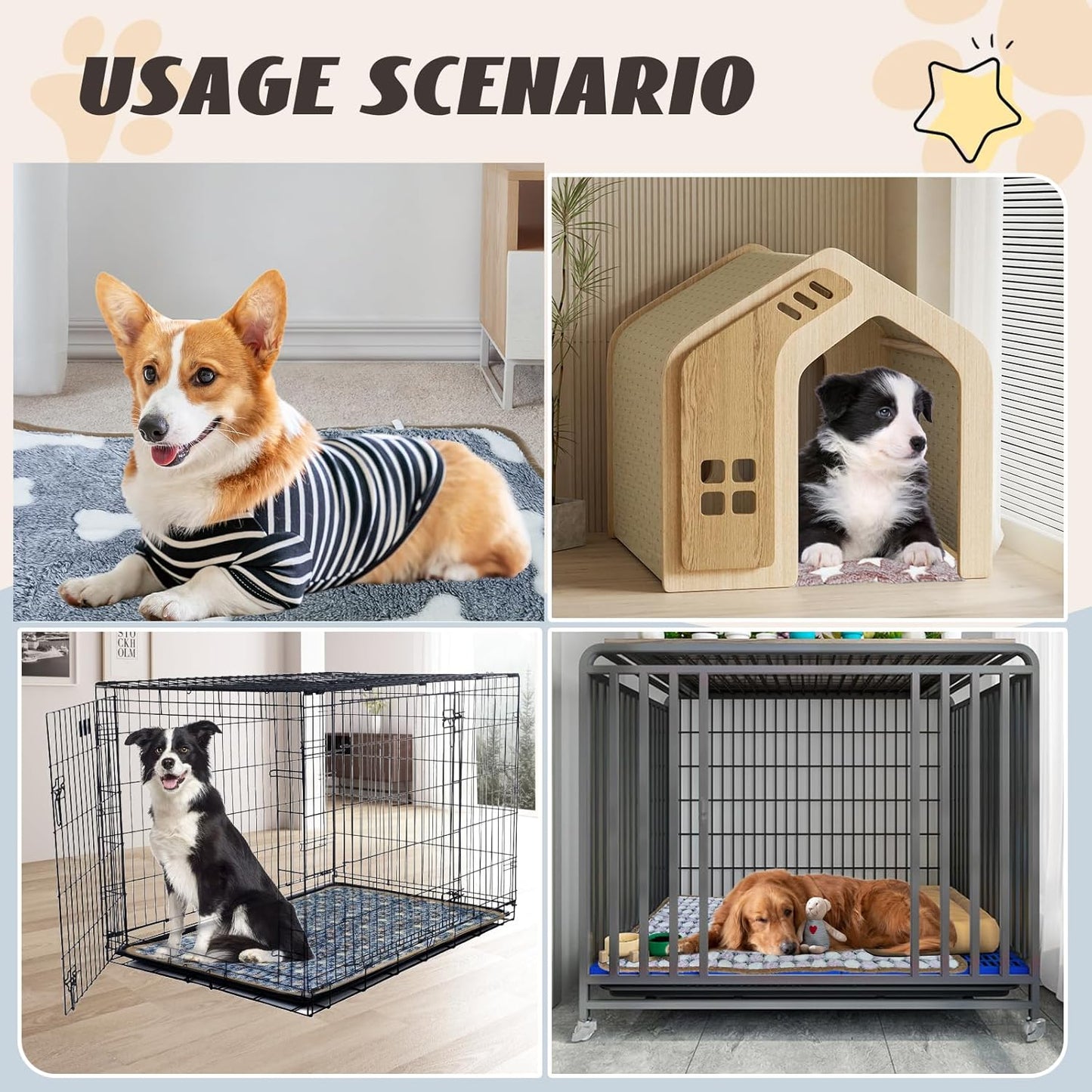 6 Pcs Washable Guinea Pig Blankets Absorbent Small Animal Fleece Bedding Cage Liners Reusable Pet Pee Pad Sleep Mat Pad Cover for Hamster Ferret Rabbit Chinchilla Hedgehog (Black, 24" x 35")