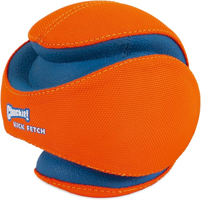 Chuckit! Kick Fetch Ball Dog Toy, Small (6 Inch) (Pack of 4)