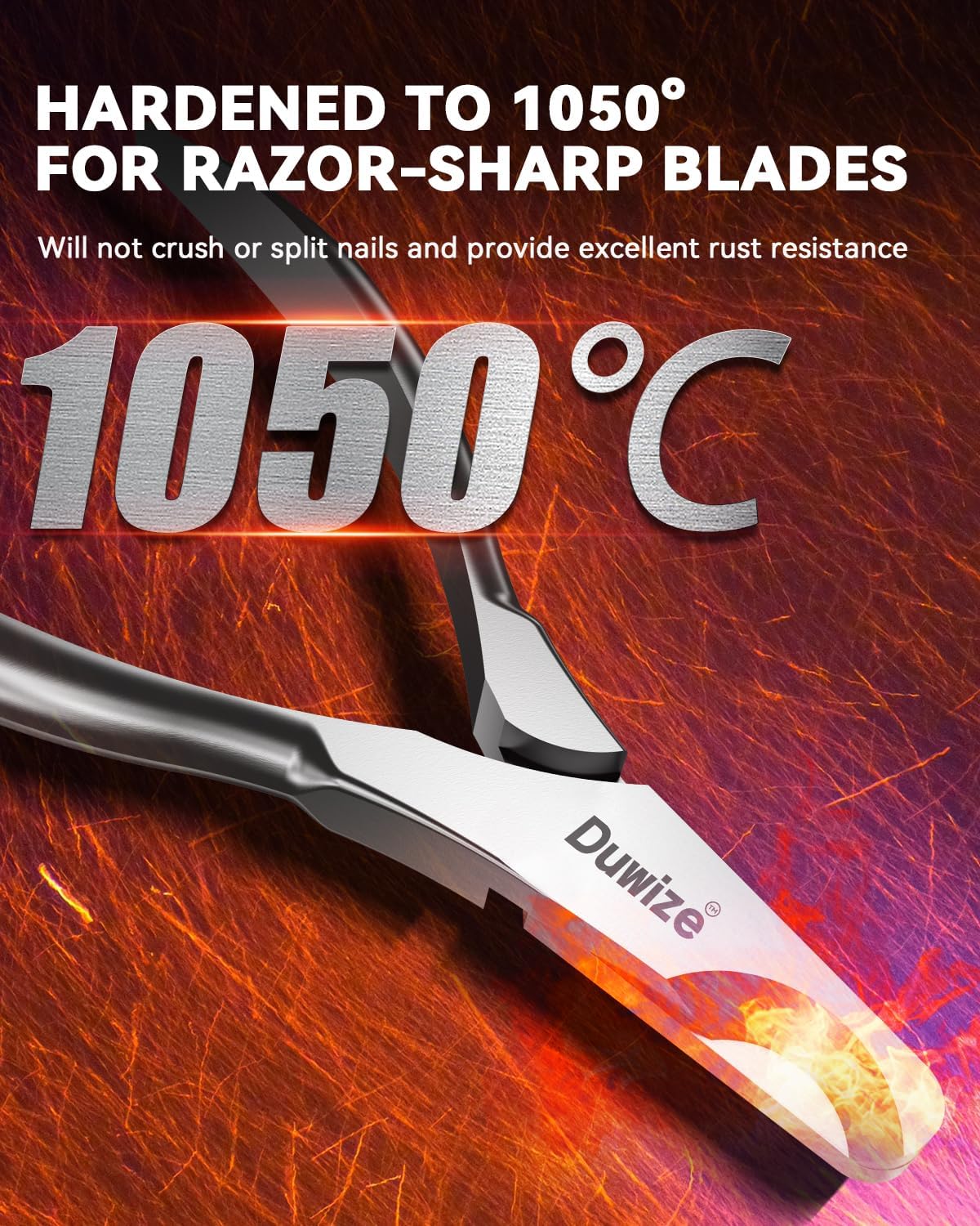 Dog Nail Clippers - All Steel Material, 1.22-Inch Large Opening, Built-in Spring, No Fur Pinch, for Medium to Large Dogs and Cats, Professional Pet Nail Trimmers, with Free Nail File