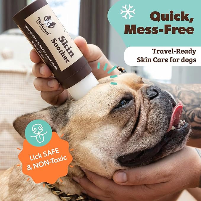 Natural Dog Company Skin Soother Balm for Dogs – Dog Skin Balm for Dry Winter Skin, Seasonal Sensitivity & Environmental Stress, Dog Moisturizer with Coconut Oil, Calendula & Vitamin E, 2 oz Tin