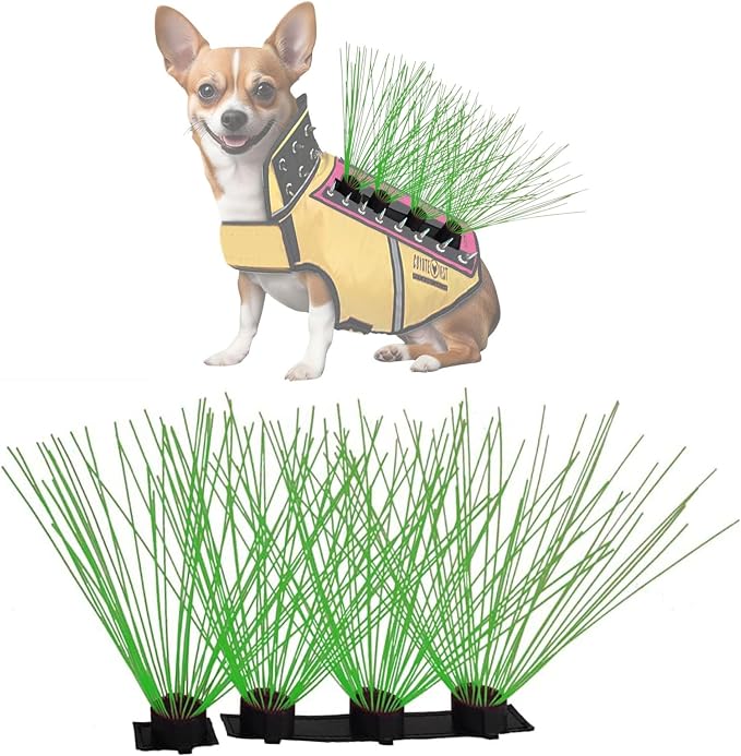 Coyotevest Coyotewhiskers Protective Nylon Dog Harness Bristles, Green | Nylon Bristles for Coyotevest or Spikevest Help Deter Coyotes, Aggressive Dogs and Birds of Prey Dog Accessory Made in USA