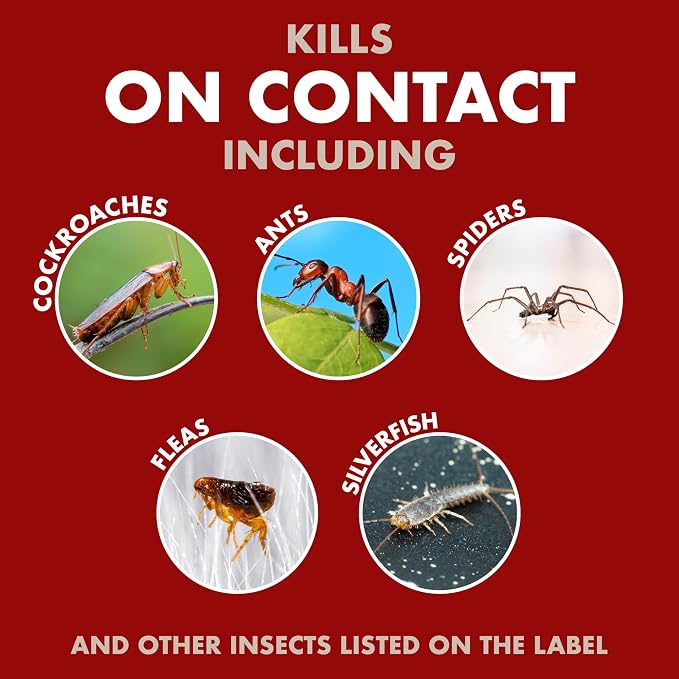Spectracide Bug Stop Home Barrier 32 Ounces, Ready-to-Use Indoor Plus Outdoor Insect Control, 3 Pack
