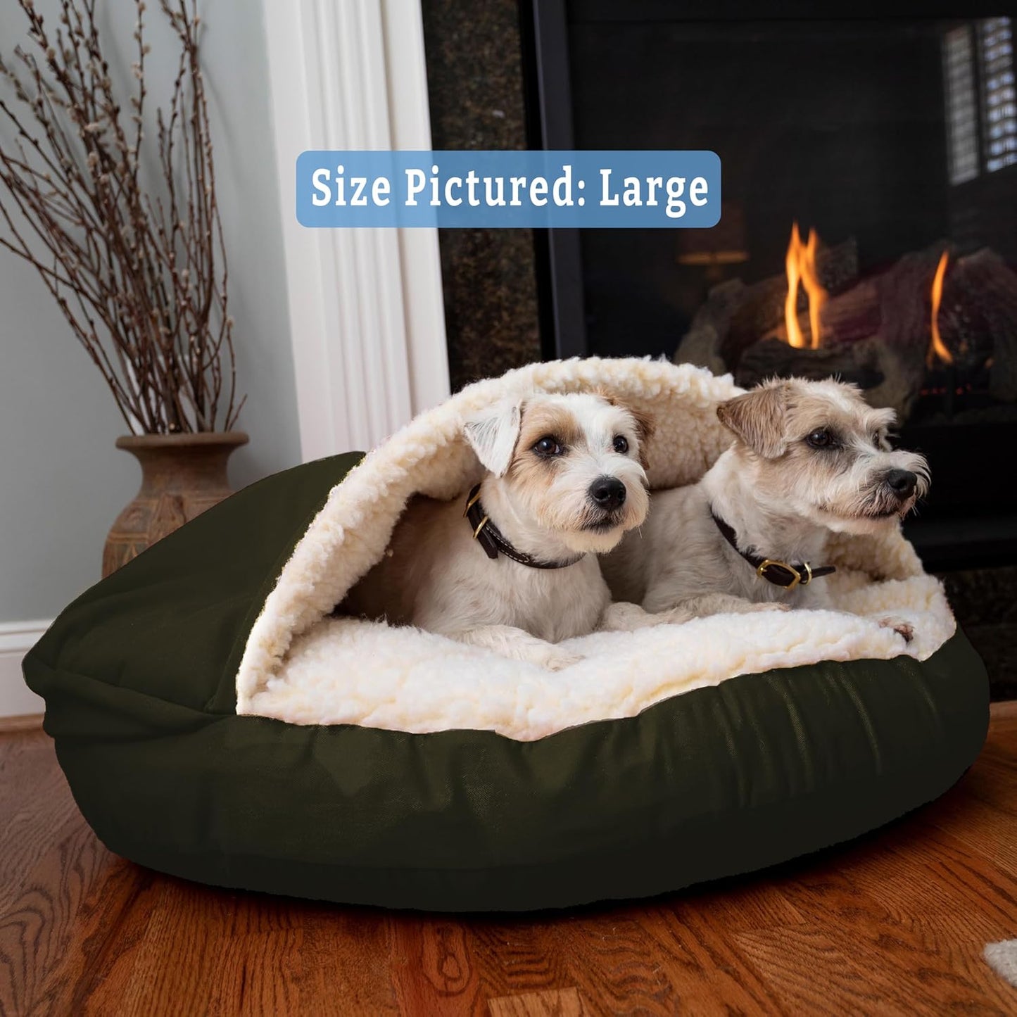 Snoozer Cozy Cave, Olive, Large