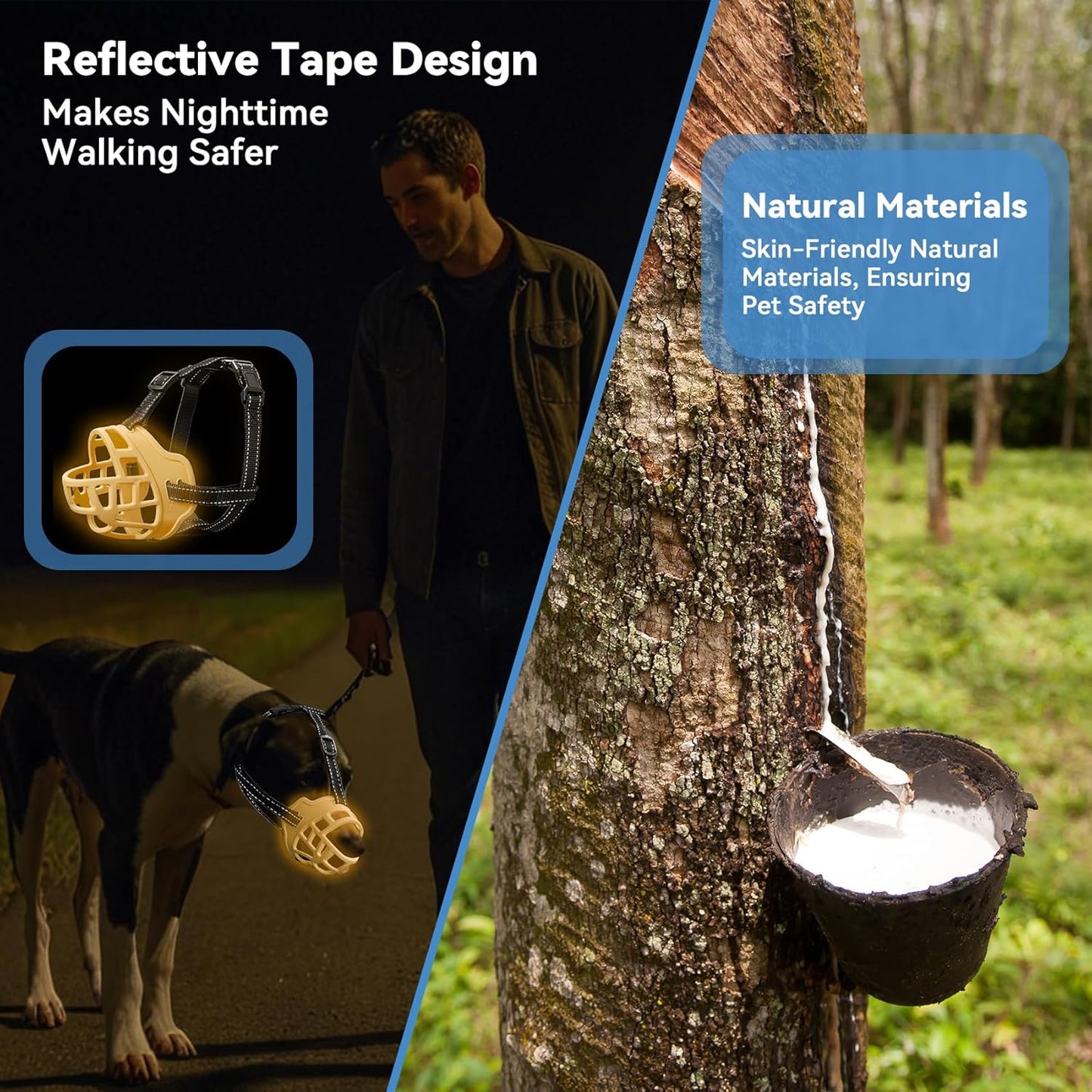 Dog Muzzle for Large Dogs, Breathable Basket Muzzles for Small, Medium and X-Large Aggressive Dog, Allows Panting Drinking, Suitable for Grooming Trimming Training (5, Luminous Orange)