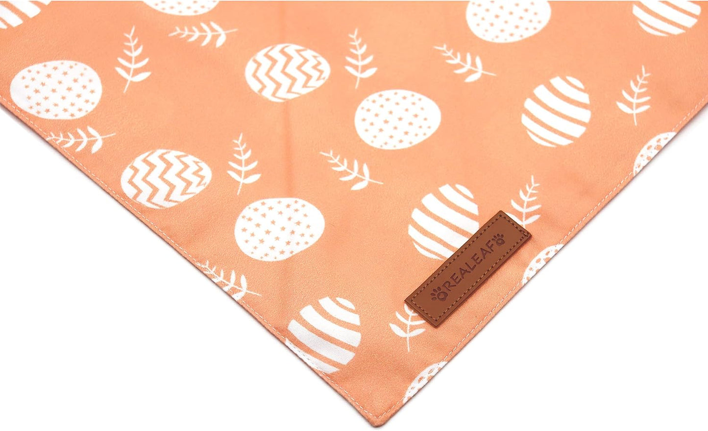 Realeaf Happy Easter Dog Bandanas 2 Pack, Reversible Pet Scarf for Boy and Girl, Premium Durable Fabric, Holiday Bandana for Small Medium Large and Extra Large Dogs (Small)