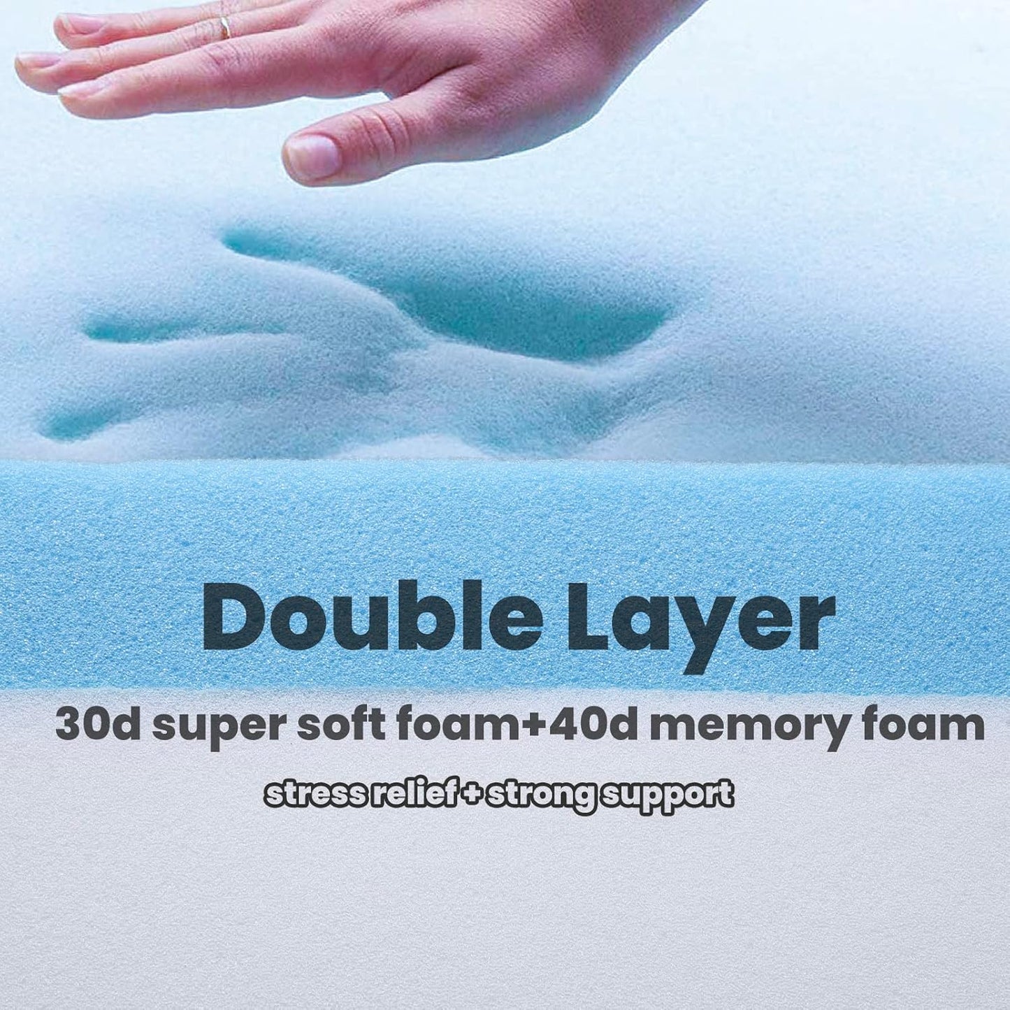 Laifug Orthopedic Memory Foam Dog Bed Extra Large Dog Bed with Pillow and Durable Water Proof Liner & Removable Washable Cover & Smart Design(Dark Grey)