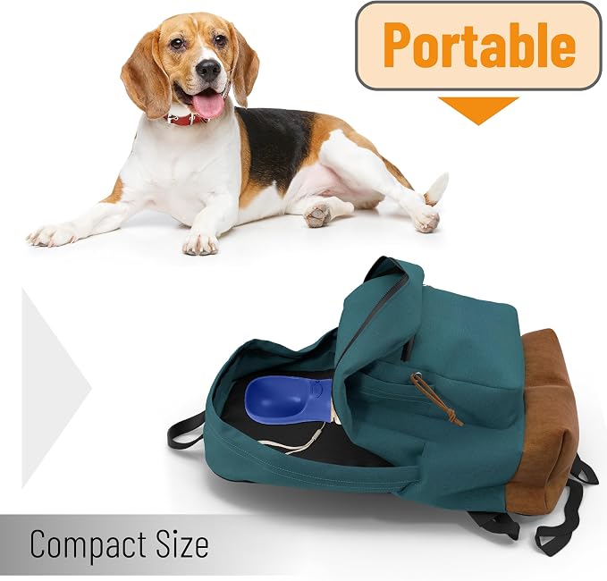 Mr. Pen- Portable Dog Water Bottle, 19 oz, Large | Leak Proof Puppy Water Dispenser with Drinking Feeder for Pets, Outdoor Walking, Hiking, Travel, Not Dishwasher Safe