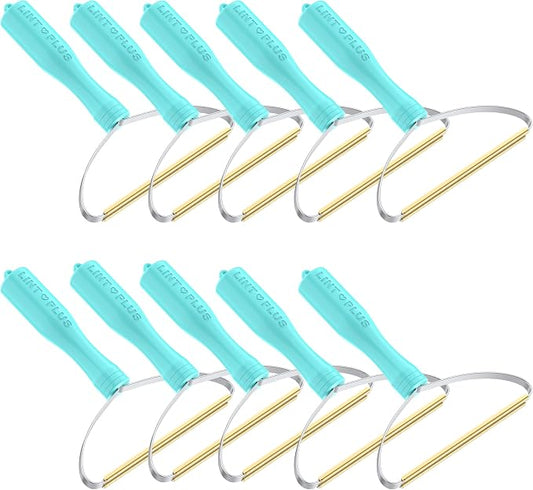 Deep Cleaner Pro Pet Hair Remover 10-Pack Mega Value Set - Carpet Rake & Multi-Surface Scraper for Dog & Cat Hair on Rugs, Couches, Pet Towers, Car Seats, Stairs & Clothing - Reusable Travel-Size