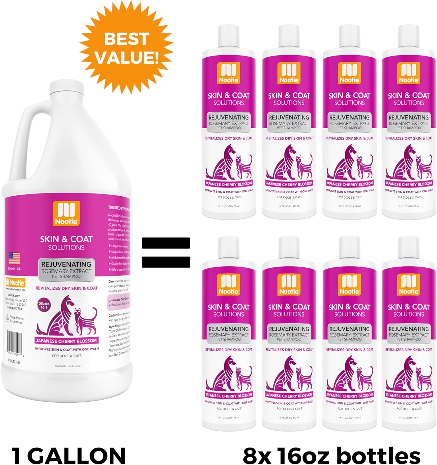 Nootie Japanese Cherry Blossom Shampoo Gallon