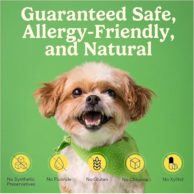 Jasper Dog Toothpaste Double Enzymatic Pack of 2 - Plaque Remover for Teeth, Whitens Teeth, Improves Bad Breath Natural Pet Toothpaste, Chicken/Poultry Flavor 3.5oz
