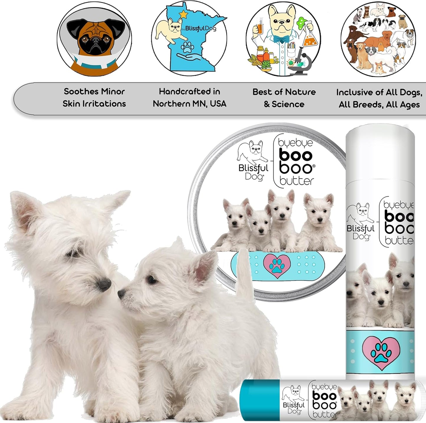 The Blissful Dog West Highland Terrier Boo Butter, 0.50 oz