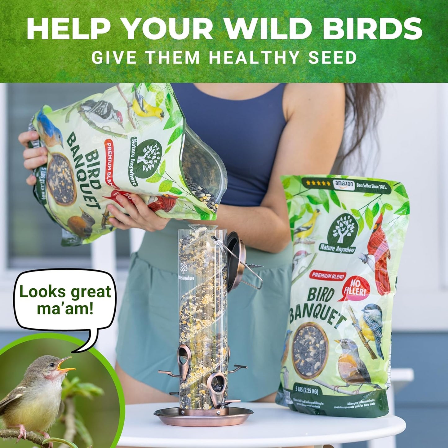 Nature Anywhere Bird Banquet (40 Pounds)