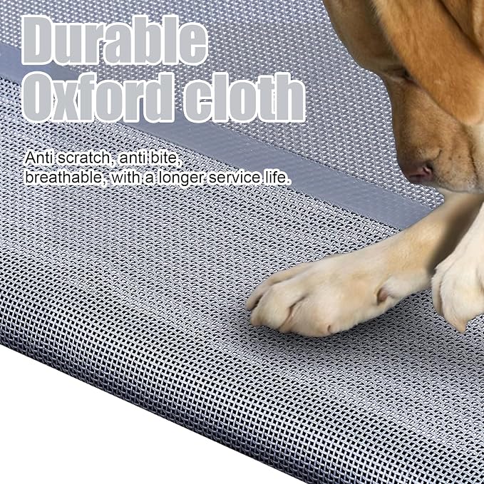 34.3'' Elevated Outdoor Dog Bed with Canopy, Raised Dog Bed Medium Size Dog | Outdoor Dog Bed with Canopy Medium Large Size Dogs with Ice Pack, Dog Cooling Beds, Outdoor Pet Hammock Beds, Outside Pet Bed