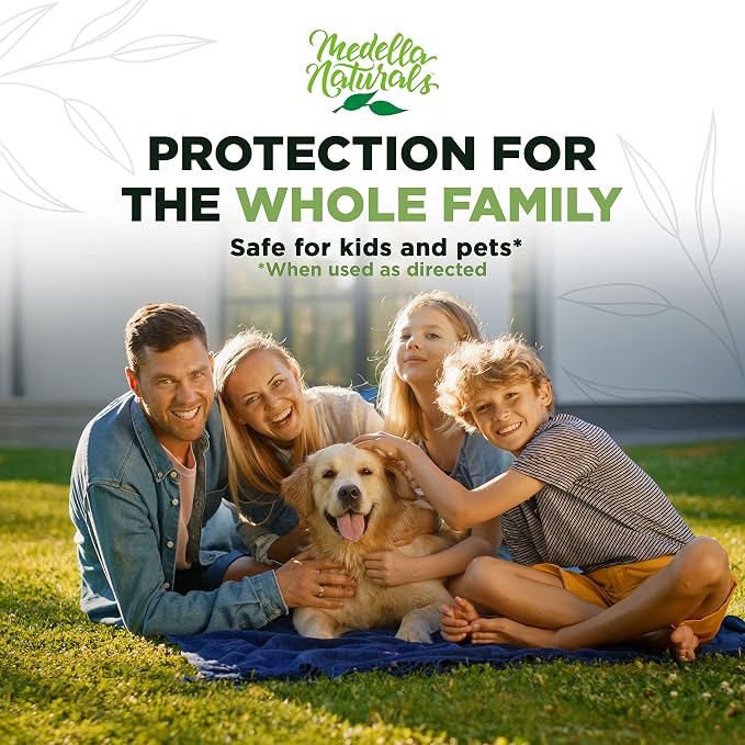Deet-Free Insect & Mosquito Repellent – Nice Smelling, Pack of 3 (2 oz) | Insect Repellent with Lemongrass Oil Safe for Pets and Kids – Bug Spray Against Mosquitoes, Gnats, Black Flies, and No-See-um