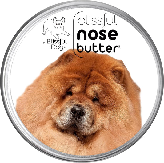 The Blissful Dog Chow Nose Butter for Dry, Cracked Skin, Lick-Safe Dog Nose Balm with Moisturizing Shea Butter, Almond, Olive, and Essential Oils, Pet Supplies, Uncented, 8 oz.