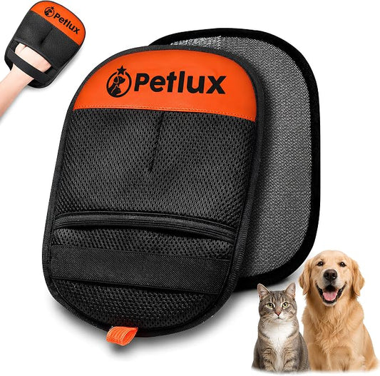 Pet Hair Removal Glove for Dogs & Cats, Newly Upgraded Reusable Electrostatic Pet Hair Glove, Magic Brush Pet Hair Remover Tool for Clothing, Couch, Carpet, Car Seat
