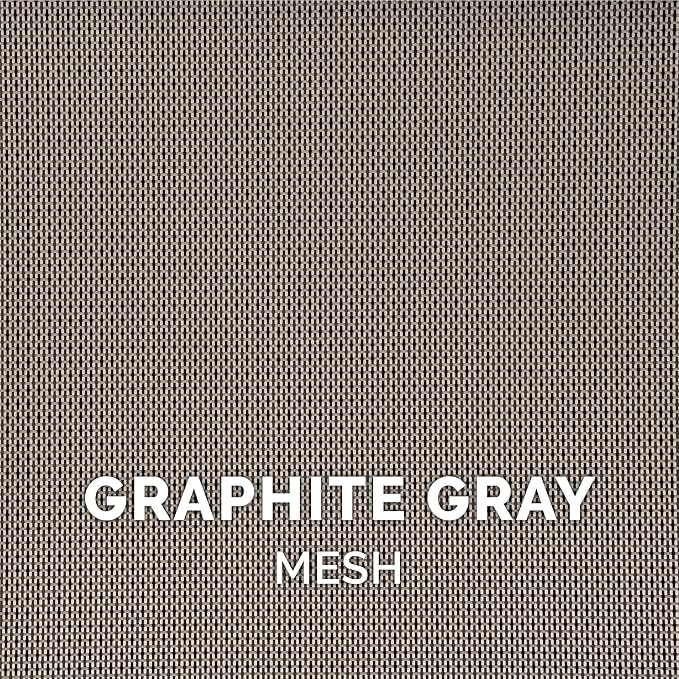 FurHaven Elevated Pet Cots - Cooling & Breathable Nylon Mesh Hammock for Large Dogs/Easy-to-Assemble / / Durable and Reinforced/Perfect for Rest & Relaxation Outdoors - Graphite Gray, Large