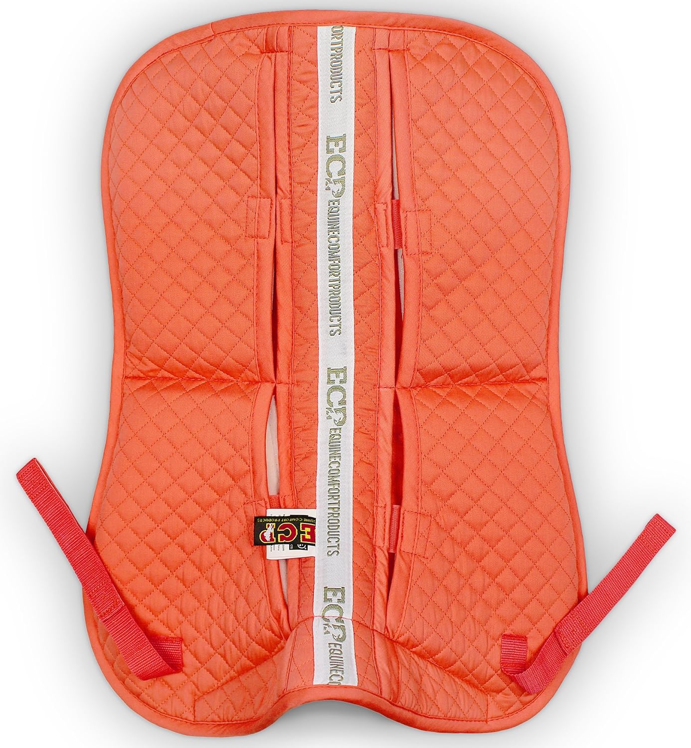 ECP Equine Comfort Products Adjustable Shock Absorbing Memory Foam Half Saddle Pad, Injury Prevention & Pressure Relief, Customizable Fit, Breathable for All Riding Styles