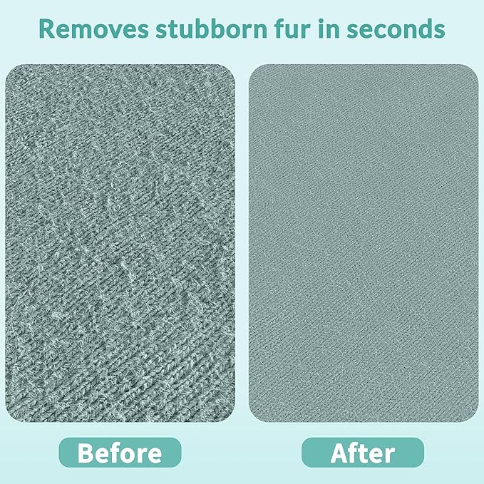 Deep Cleaner Pro Pet Hair Remover 5-Pack Bulk Set - Heavy Duty Carpet Rake & Multi-Surface Scraper for Dog & Cat Hair on Rugs, Couches, Pet Towers, Car Seats & Stairs - Reusable Travel-Size