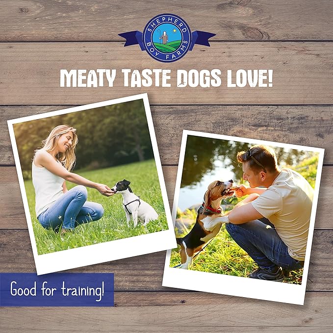 Shepherd Boy Farms Freeze Dried Dog and Cat Treats, Pork Heart, All Natural Single Ingredient Freeze-Dried Dog Treat & Snacks, Made in USA, High Protein, Essential Nutrition of Raw Food, 3oz