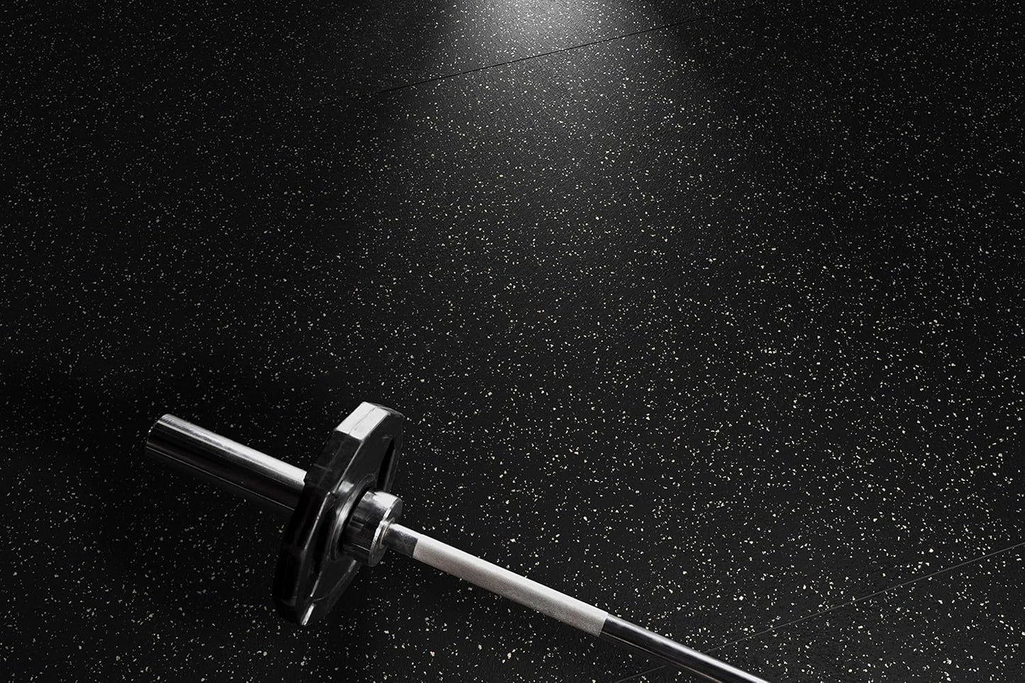 Playsafer Genaflex Rubber Gym Floor Mat, Heavy Duty Commercial Protective Gym Flooring Roll - 8mm Thick (10% Grey, 4' X 4')