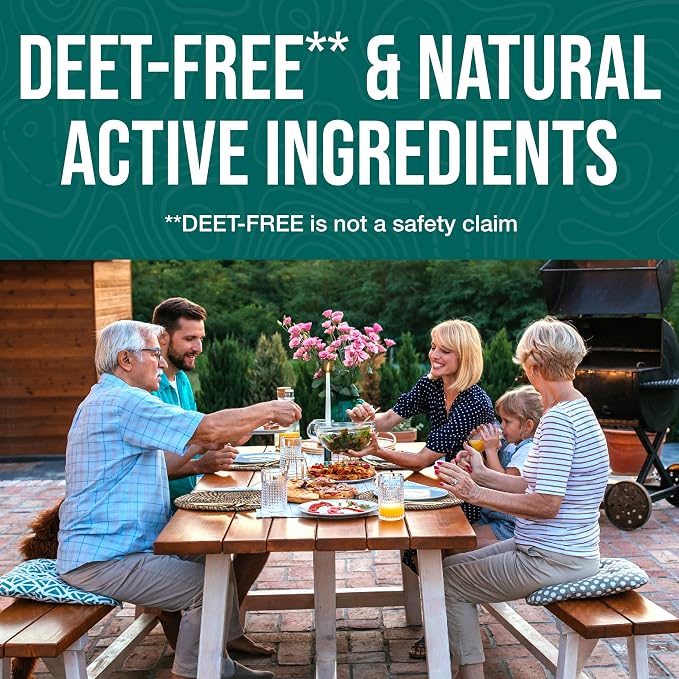 No Mosquitoz Botanical Insect Repellent, DEET-Free, Made with Natural Essential Oils, Non-Greasy Formula, Made in The USA, Woodsy Scent, 4 Ounce Spray Bottle